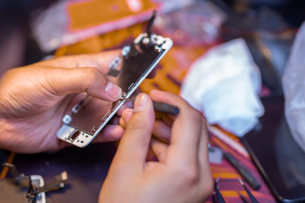 Reparation och funktionstest av iPhone